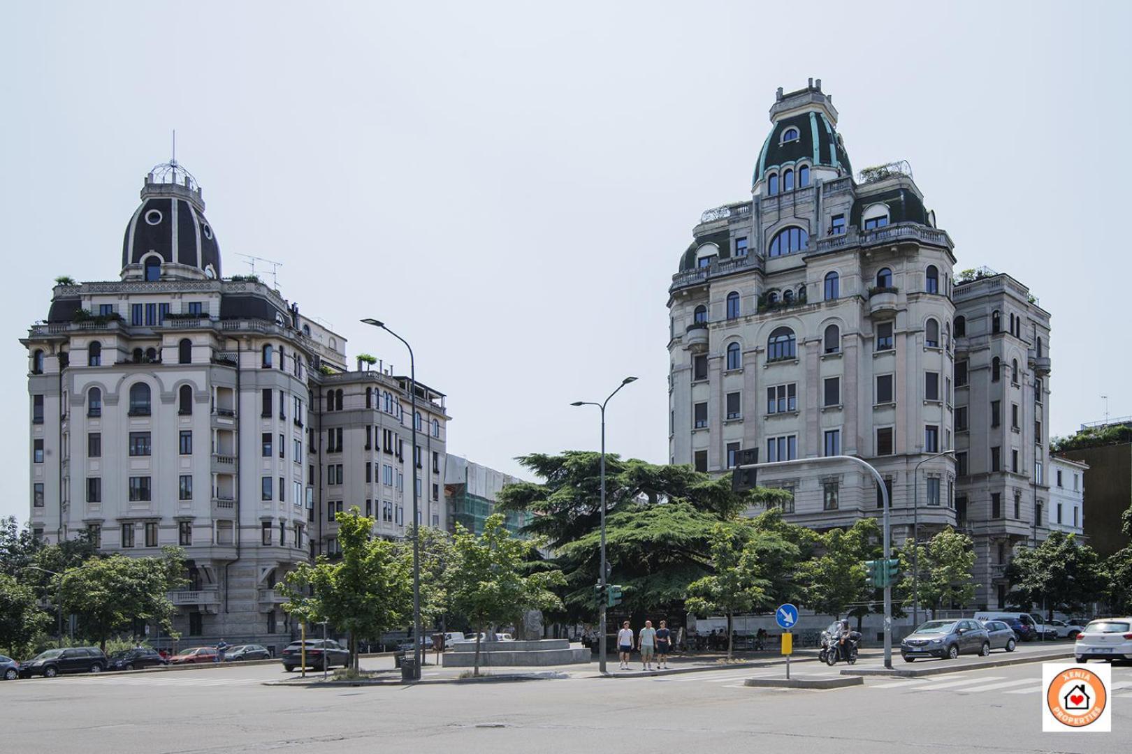 Fiore Milanese - San Siro, Fiera & City Life - Rinnovamento Facciata Palazzo In Corso Buitenkant foto